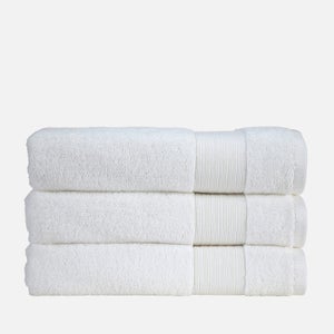Christy Organic Cotton Towel - White - Set of 2