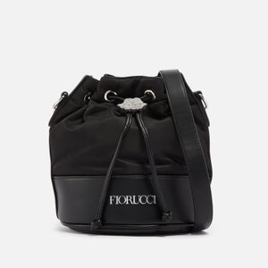 Fiorucci Shell and Faux Leather Pouch Bag