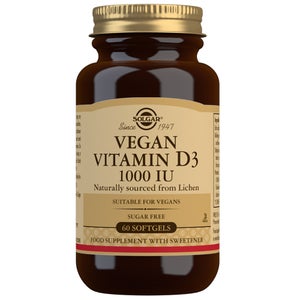 Solgar Vitamins Vegan Vitamin D3 1000IU x 60