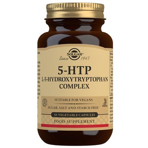 Solgar Amino Acids 5-HTP L-5-Hydroxytryptophan Complex Vegetable Capsules x 30