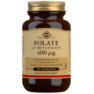 Solgar Vitamins Folate (as Metafolin®) 400µg Tablets x 50