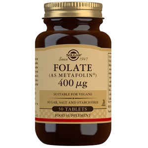 Solgar Vitamins Folate (as Metafolin®) 400µg Tablets x 50