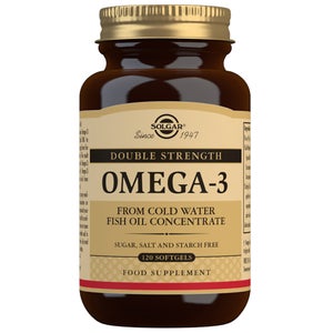 Solgar Omegas & Fatty Acids Double Strength Omega-3 Softgels x 30