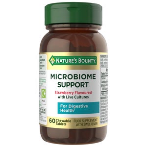 Nature's Bounty Digestive Health Chewable Acidophilus with B.lactis Chewable Tablets x 60