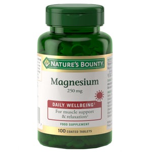 Nature's Bounty Minerals Magnesium 250 mg Coated Tablets x 100