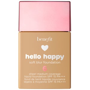 benefit Hello Happy Soft Blur Foundation 06 Medium Warm 30ml