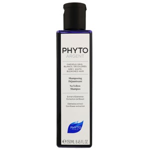 PHYTO PHYTOARGENT No Yellow Shampoo For Gray, White & Bleached Hair 250ml / 8.45 fl.oz.