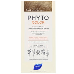 PHYTO PHYTOCOLOR: Permanent Hair Dye Shade: 9.3 Very Light Gold