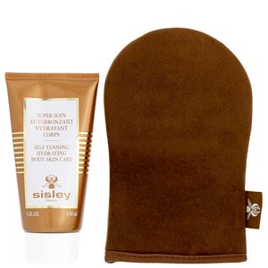 Sisley Sun Care Self Tanning Hydrating Body Skin Care 150ml & Mitt Set