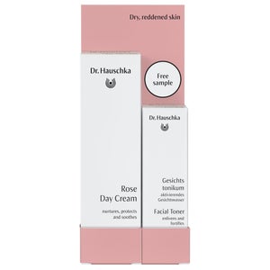Dr. Hauschka Face Care Rose Day Cream 30ml with Clarifying Toner 10ml
