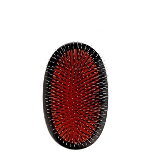Mason Pearson Boar Bristle & Nylon Large Military Brush Dark Ruby BN1M
