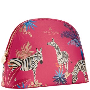 Sara Miller London Tahiti Medium Cosmetic Bag Red