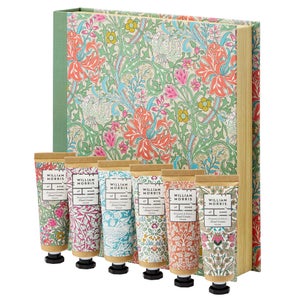 William Morris At Home At Home Bergamot & Vetiver Hand Cream Library 6 x 30ml