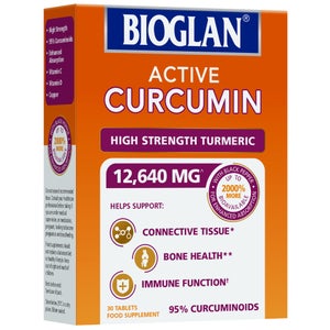 Bioglan Active Curcumin High Strength Turmeric 12,640 MG x 30 Tablets