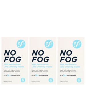SO No Fog High Performance Lens Cleaning Wipes: 3 x Boxes