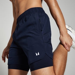 MP Herren 2-in-1-Trainingsshorts — Navy