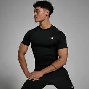 MP vīriešu sporta krekls ar garām piedurknēm “Baselayer” — Melns