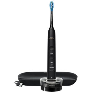 Philips Electric Toothbrushes DiamondClean 9000 Sonic Black Electric Toothbrush with App HX9911/39