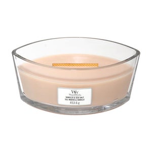WoodWick Ellipse Candles Vanilla & Sea Salt 453.6g / 16 oz.