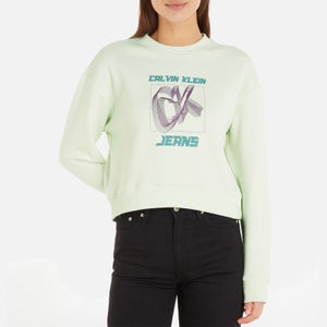 Calvin Klein Jeans Hyper Real Ck Cotton-Blend Jersey Sweatshirt