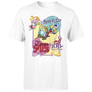 Disney 100 Years Of Alice Men's T-Shirt - White