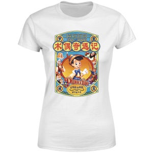 Disney 100 Years Of Pinocchio Women's T-Shirt - White