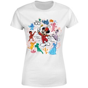 Disney 100 Years Of Disney Music Women's T-Shirt - White