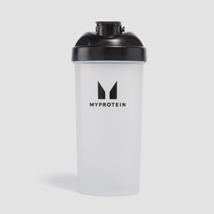 Shaker in plastica Myprotein - Trasparente/Nero