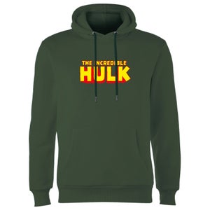 Avengers Hulk Comics Logo Hoodie - Green