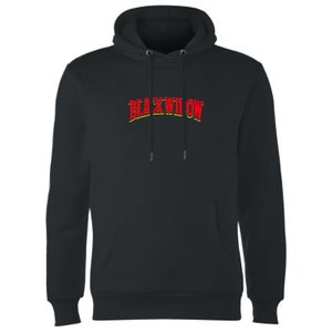 Avengers Black Widow Comics Logo Hoodie - Black