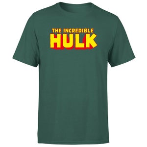 Avengers Hulk Comics Logo Men's T-Shirt - Green