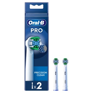 Oral B Precision Clean White Toothbrush Head - Pack of 2 Counts