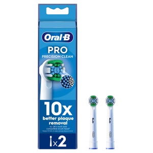 Oral B Precision Clean White Toothbrush Head - Pack of 2 Counts