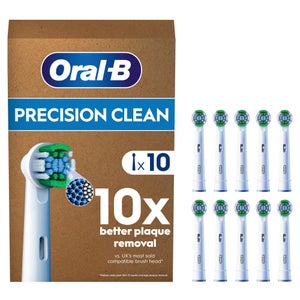 Oral B Precision Clean White Toothbrush Head - Pack of 10 Counts