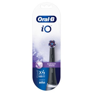 Oral-B iO Radiant White Toothbrush Head - Pack of 4 Counts