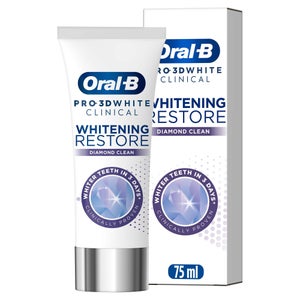 Oral-B 3D White Clinical Whitening Restore Diamond Toothpaste 75ml