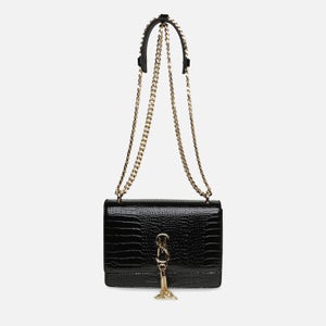 Steve Madden Bamara-T Croc-Effect Faux Leather Crossbody Bag