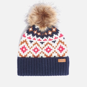 Barbour Claudia Fairisle Jacquard-Knitted Beanie