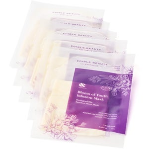 Edible Beauty & Bloom of Youth Infusion Mask 5 Pack