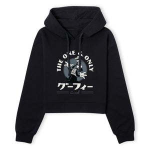 The One And Only Goofy Women's Cropped Hoodie - Black