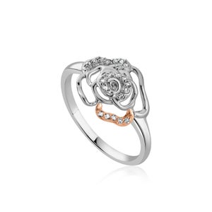 Royal Roses White Topaz Ring