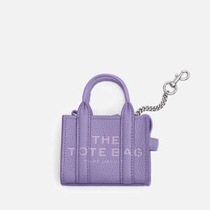 Marc Jacobs Women's The Leather Nano Tote Charm - Lavender