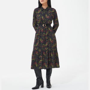 Barbour Westbury Floral-Crepe Midi Dress