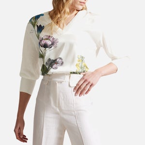 Ted Baker Raili Printed Twill Sweatshirt