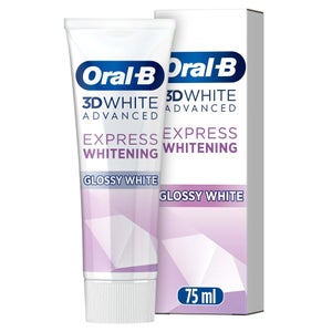 Oral B 3D White Express Whitening Glossy White Toothpaste 75ml