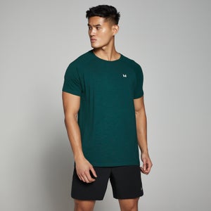 Camiseta de manga corta Performance para hombre de MP - Verde azulado oscuro jaspeado