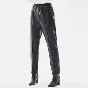 Barbour International Agusta Faux Leather Tapered Trousers
