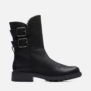 Clarks Orinoco2 Buckle Leather Boots