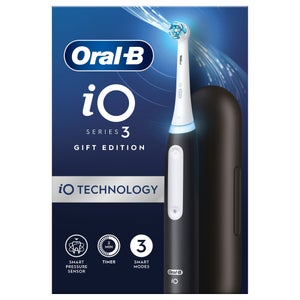 Oral-B iO 3 Black Electric Toothbrush Designed By Braun