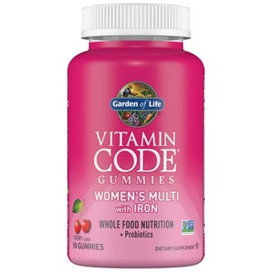 Garden of Life Vitamin Code Women's Multi With Iron - Cherry - 90 Gummies